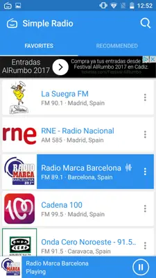 Simple Radio android App screenshot 3